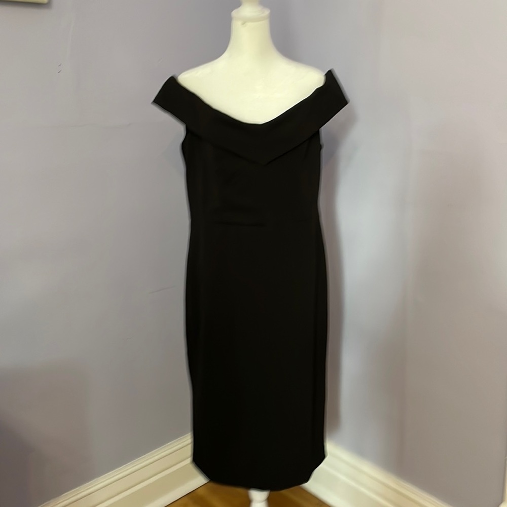 Black cocktail dress